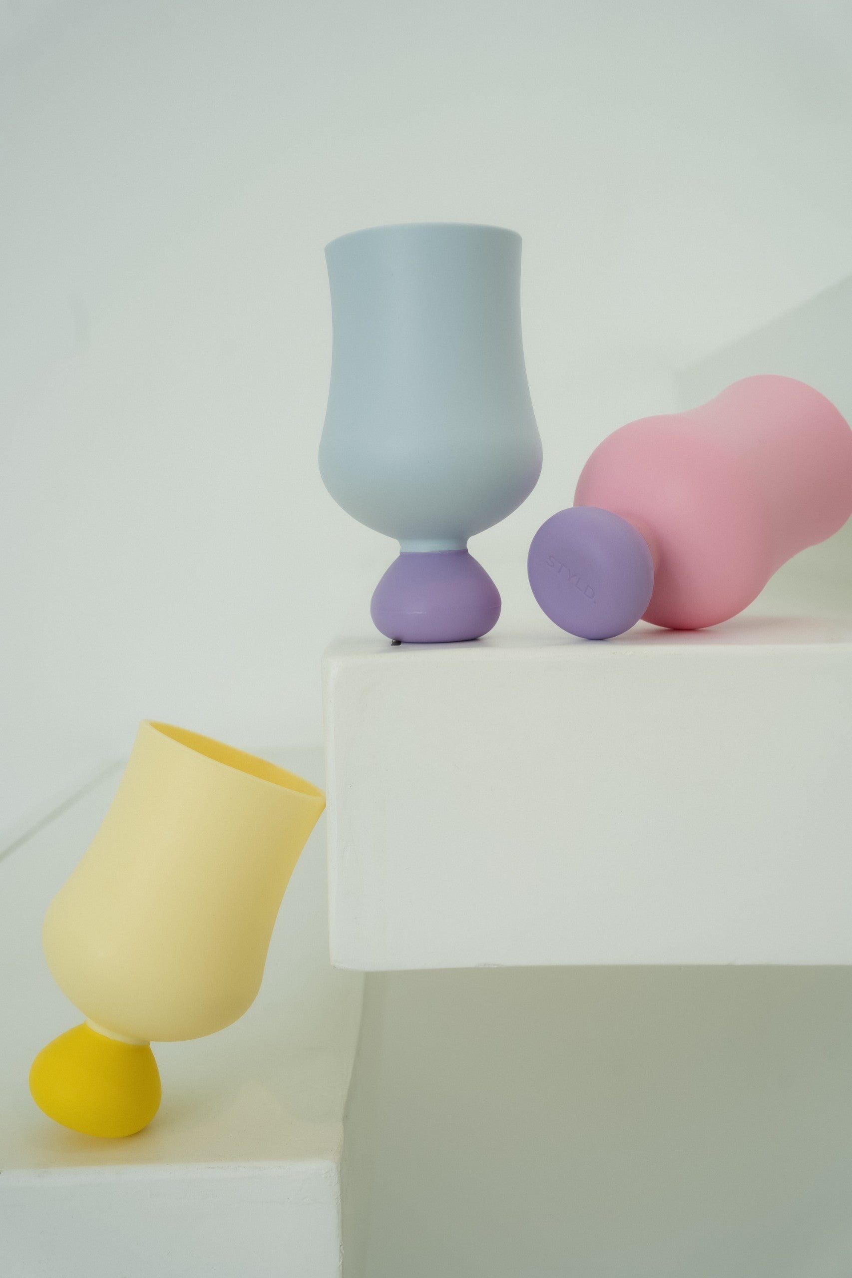 Bubble Goblet Set 2 "3 colourways"