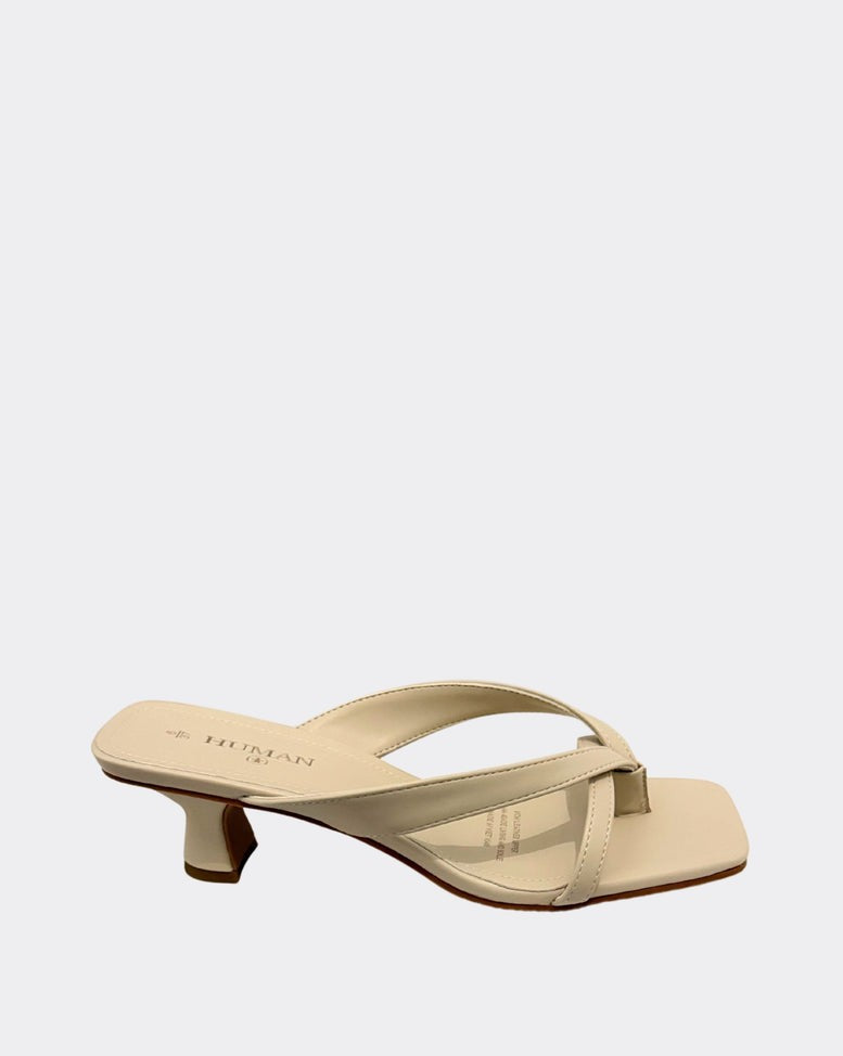 Foxx Kitten Heel - Bone