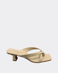 Foxx Kitten Heel - Bone