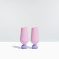 Bubble Champagne Flute Set 2 "3 colourways"