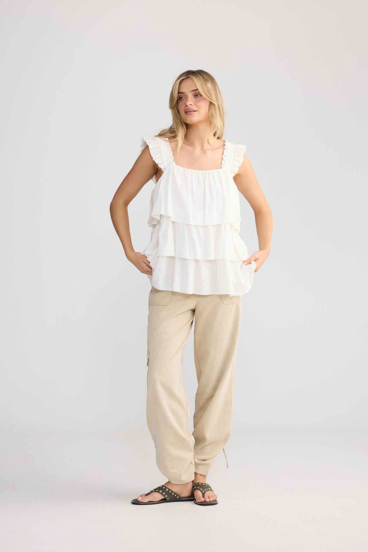 Paloma Top- Off White – view 2