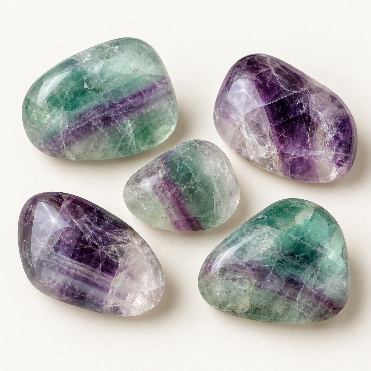 Rainbow Fluorite Tumble