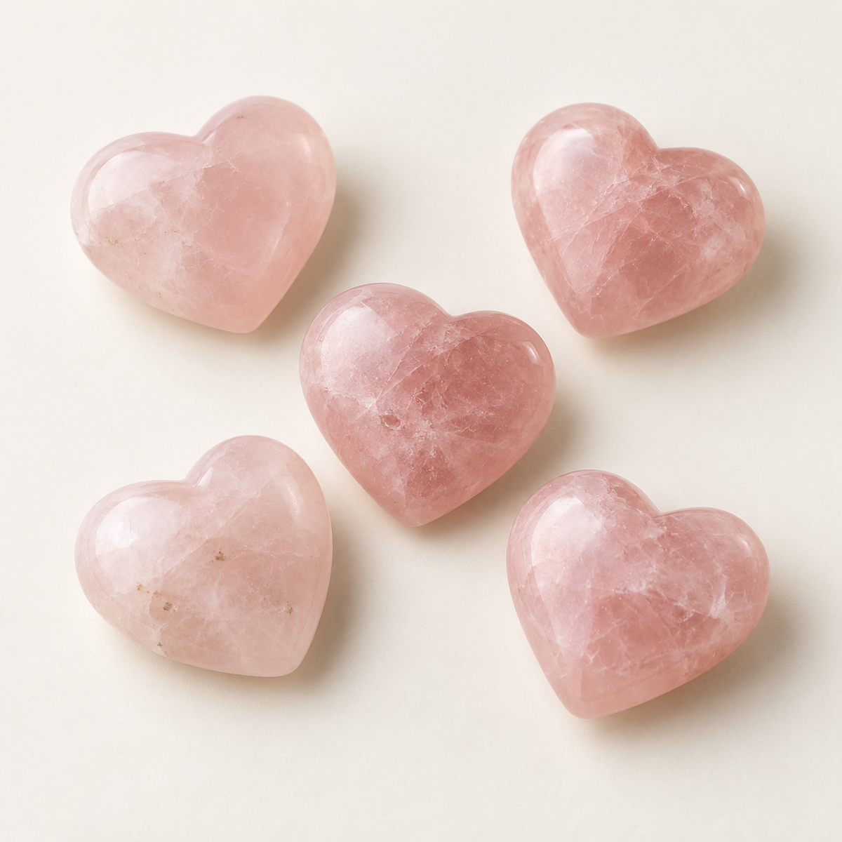 Rose Quartz Mini Heart