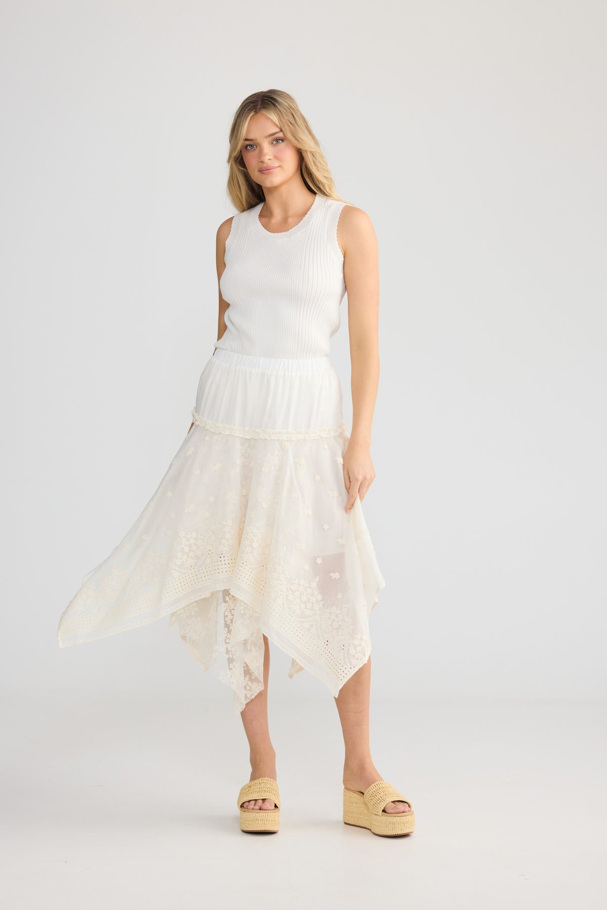 Rumi Skirt - Ivory – view 2