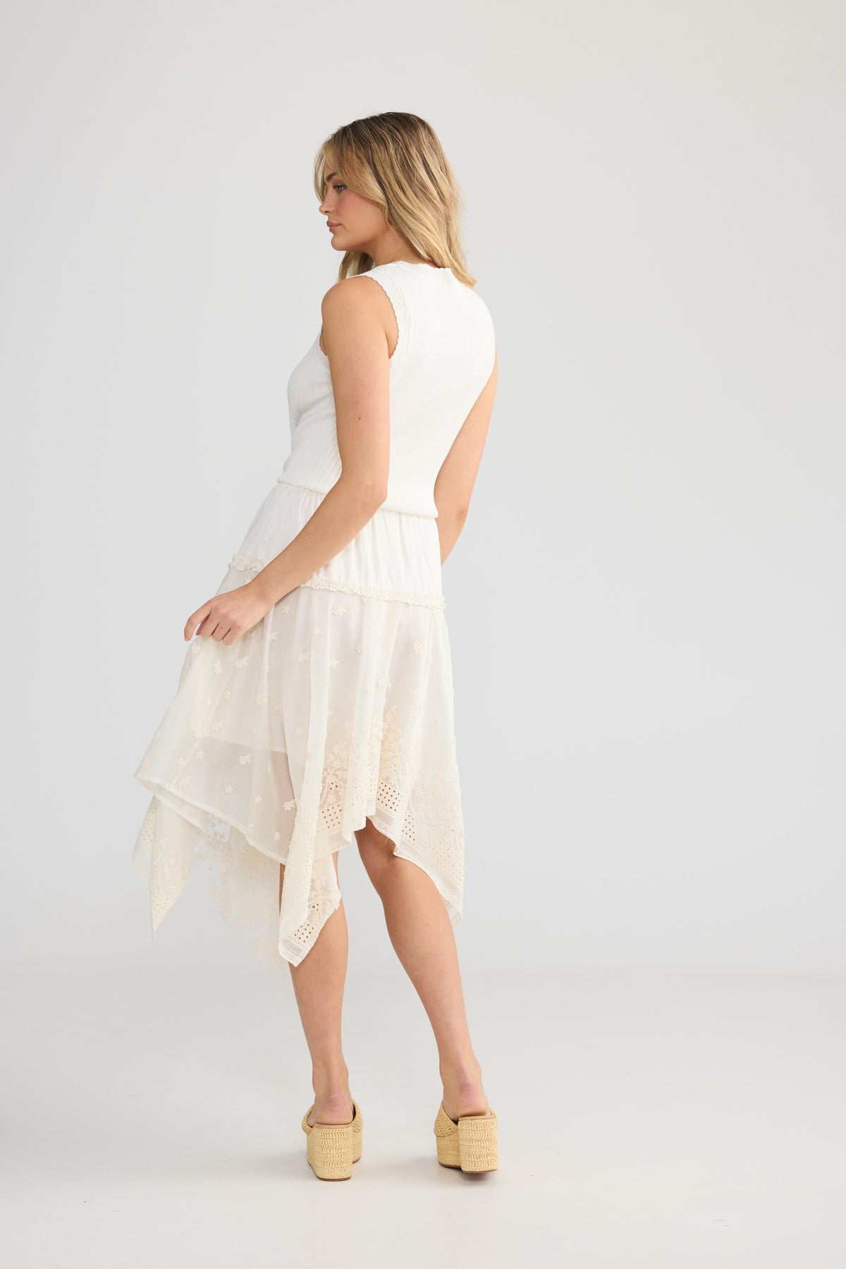 Rumi Skirt - Ivory – view 3