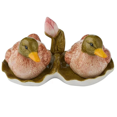 Flock 3pc Ceramic S&P Set 14×8.5x7.5cm