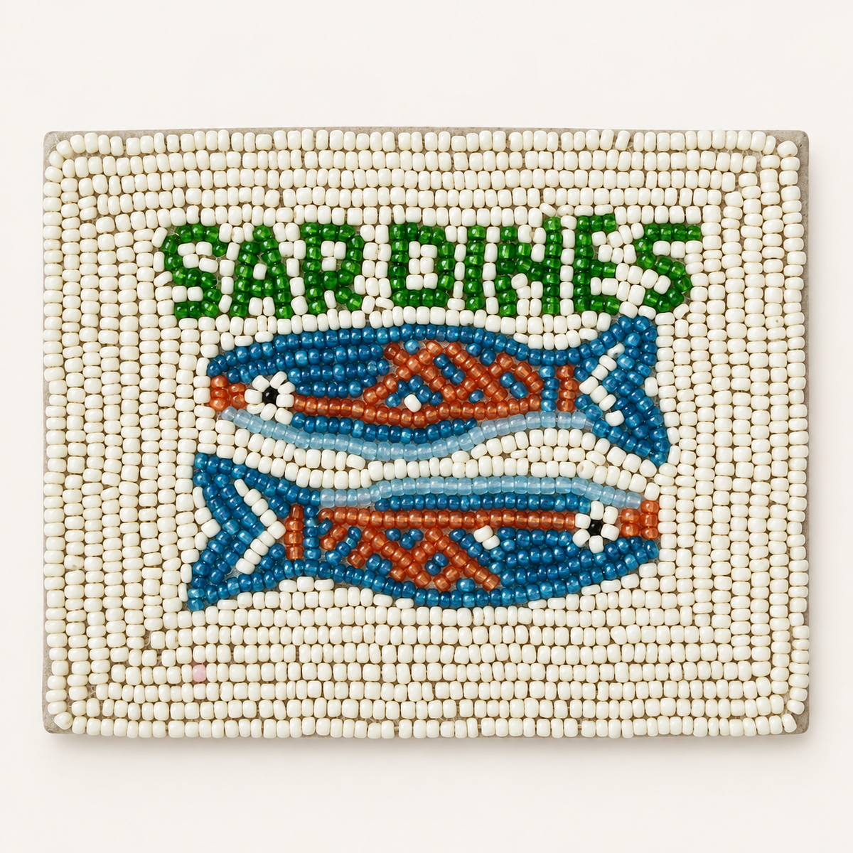 Sardine Beaded Coaster Set