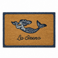 Sirena Coir Door Mat Blue