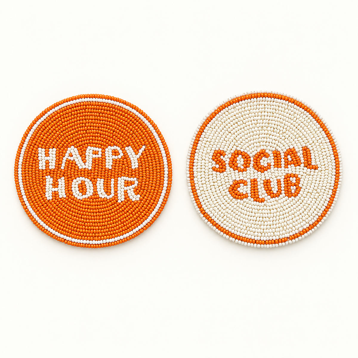 Social Club Beaded Coasters