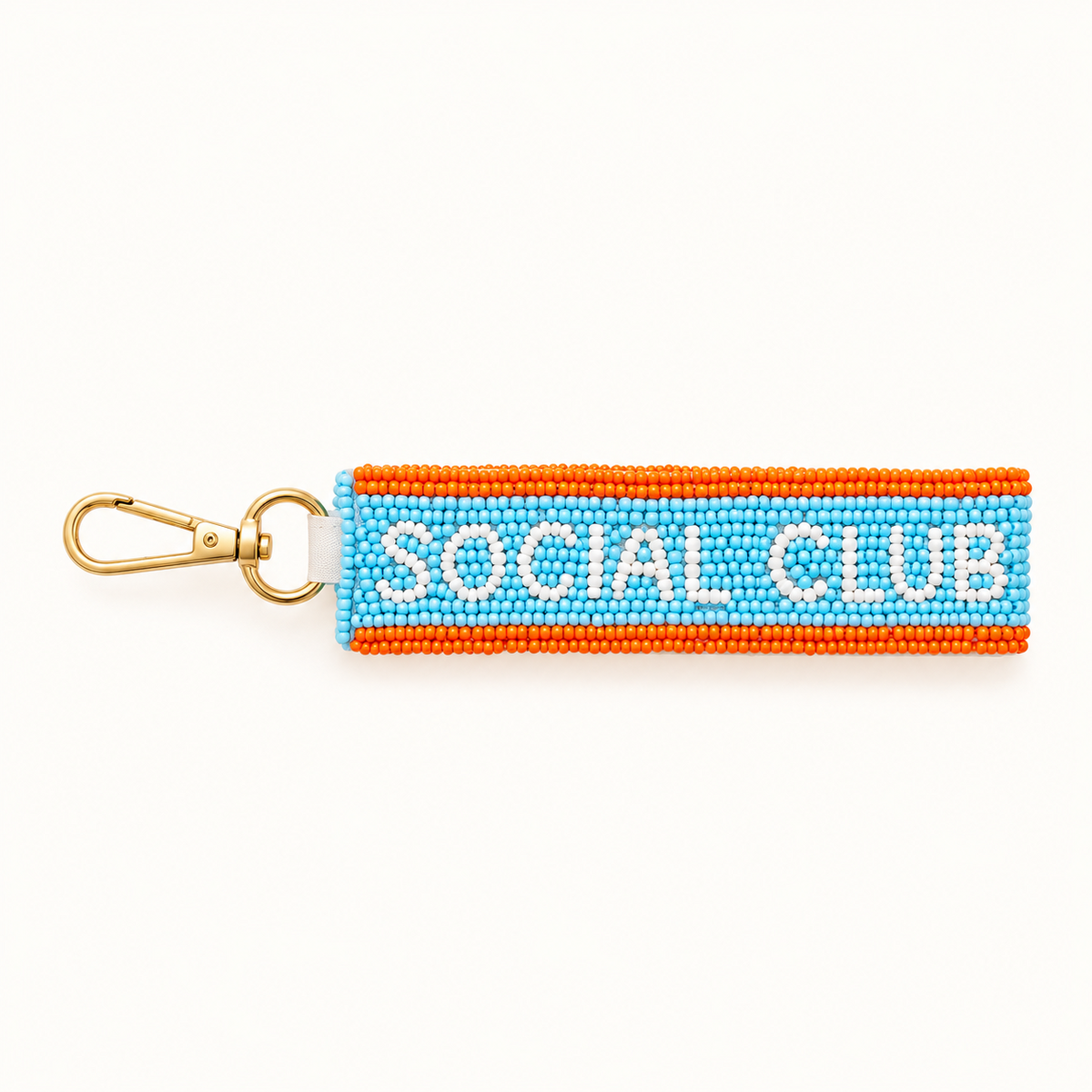 Social Club Beaded Keyring