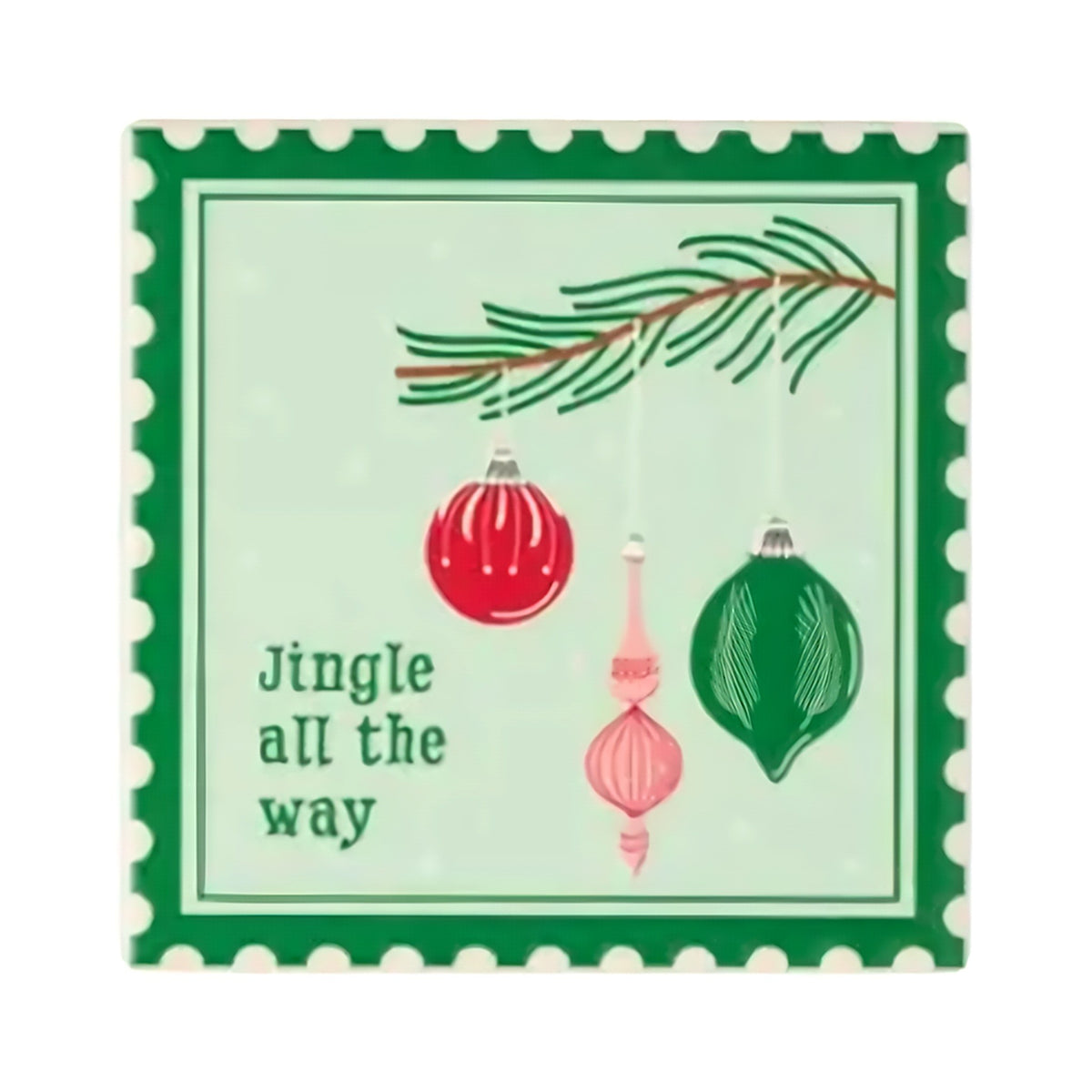 Xmas Stamp Coaster – view 4