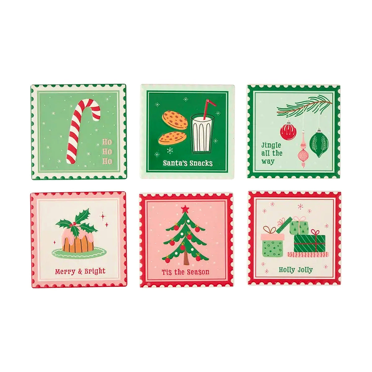 Xmas Stamp Coaster